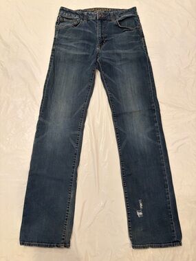 American Eagle Jeans Men's Size 34x36 Blue Med Wash Original Boot Extreme Flex